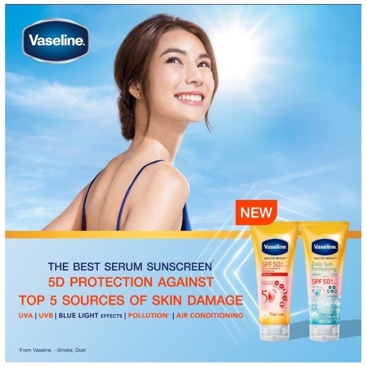 Vaseline® SPF50+ Daily Sun Refreshing Serum Sunscreen