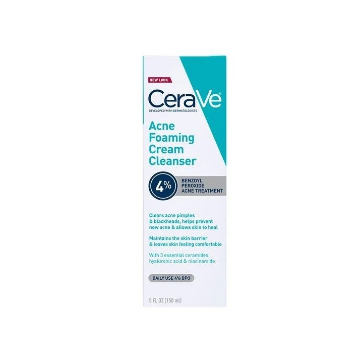 CeraVe Acne Foaming Cream Cleanser