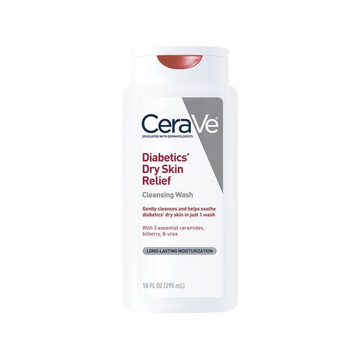 CeraVe Diabetics’ Dry Skin Relief Cleansing Wash