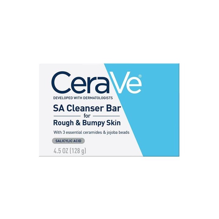 CeraVe SA Cleanser Bar for Rough & Bumpy Skin