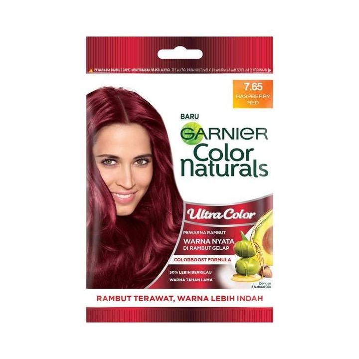 Garnier Color Naturals Ultra Color 7.65 Raspberry Red Sachet