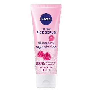 GLOW BIO RASPBERRY ORGANIC RICE SCRUB