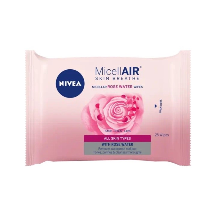 MICELLAIR® SKIN BREATHE ROSE WATER WIPES