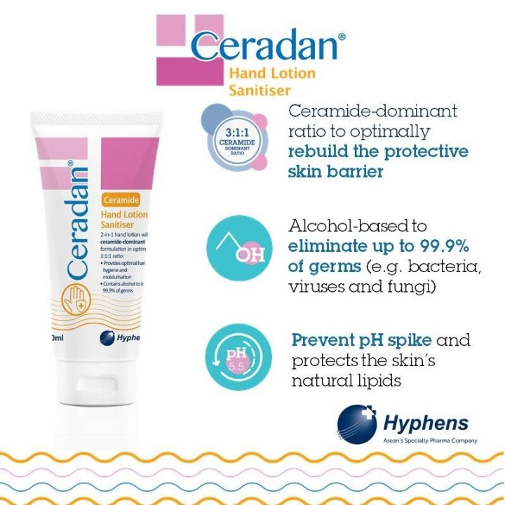 Ceradan® Hand Lotion Sanitiser
