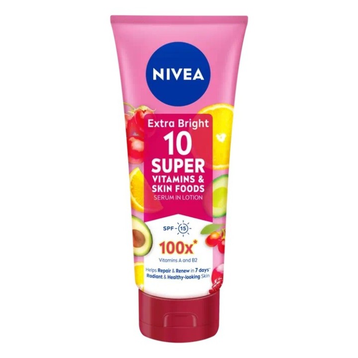 EXTRA BRIGHT 10 SUPER VITAMINS SERUM IN BODY LOTION