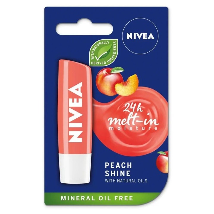 NIVEA PEACH SHINE CARING LIP BALM