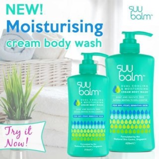 Suu Balm Dual Cooling & Moisturising Cream Body Wash
