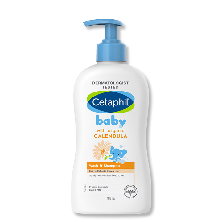 CETAPHIL BABY WITH ORGANIC CALENDULA WASH & SHAMPOO