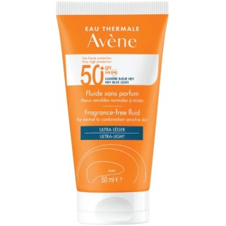 Avène Sun Very High Protection Fluid Fragrance-Free SPF50+