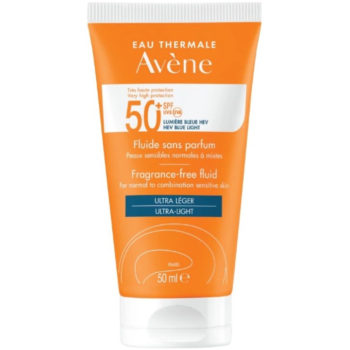 Avène Sun Very High Protection Fluid Fragrance-Free SPF50+