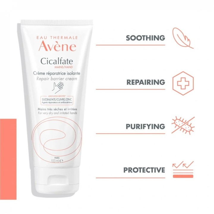 Avène Cicalfate Hand Repairing Barrier Cream