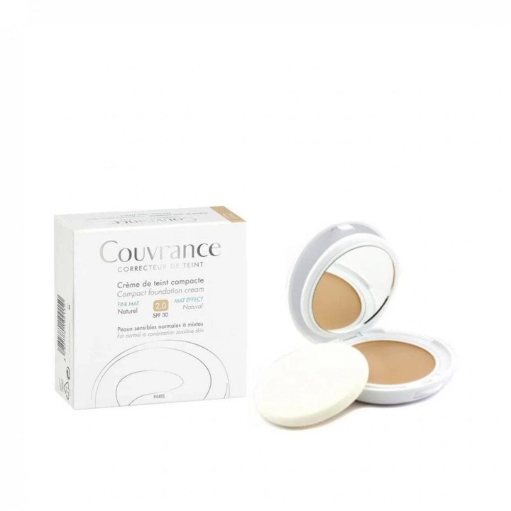 Avène Couvrance Compact Oil-Free Cream Foundation 2.5 Beige