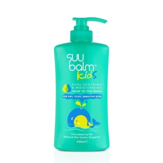 Suu Balm Kids Dual Soothing & Moisturising Head to Toe Wash (420ml)